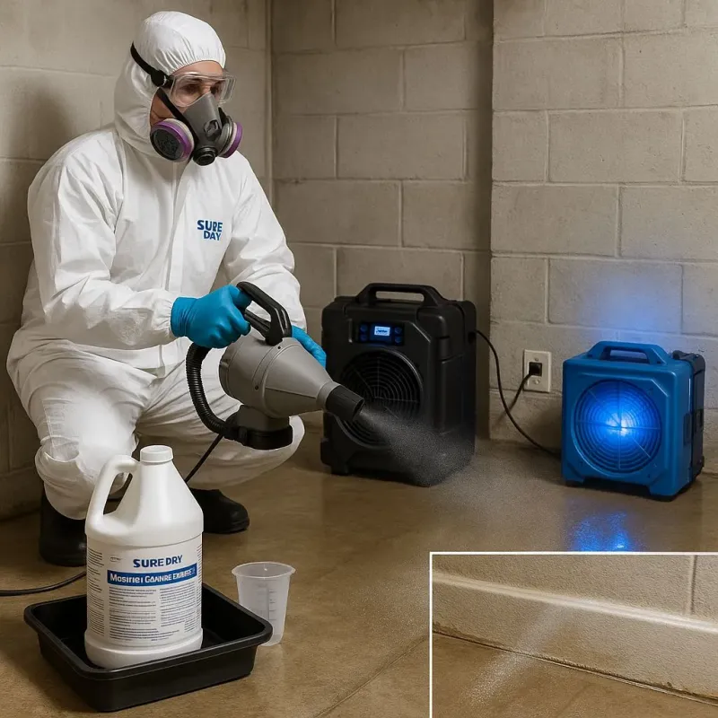 Sanitization and Odor Removal process in Danbury, NH